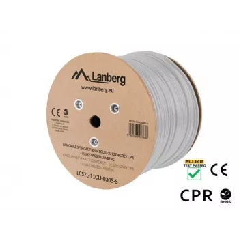 Cabo de rede Lanberg LCS7L-11CU-0305-S RJ45 Cat7 305 m branco
