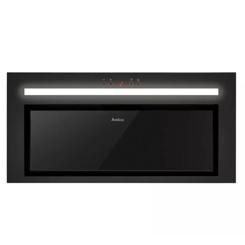 Exaustor de encastrar AMICA OMC6451B HC — filtro de carvão ativo, nível de ruído 65 dB, classe de eficiência energética A