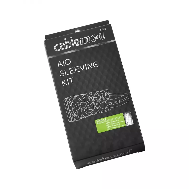 CableMod AIO Sleeving Kit Series 2 para EVGA CLC / NZXT Kraken, branco