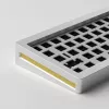 Caixa para teclado gaming AKKO MonsGeek M7 VIA Barebone Kit prateada — caixa barebone para teclados mecânicos, compatível com firmware VIA