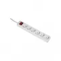 Hama 00030533 Proteção contra sobretensão branco 6 tomadas AC 230 V 3 m