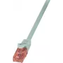 Cabo de patch LogiLink PrimeLine RJ-45 (M) para RJ-45 (M) 10 m UTP CAT 6 isento de halogéneos cinzento