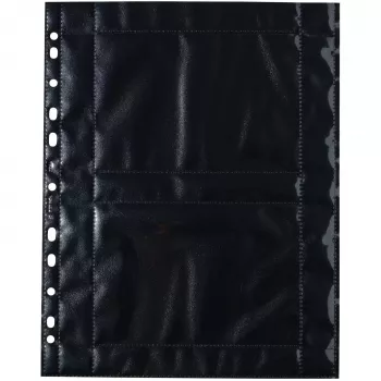 Bolsas para fotografias HERMA Fotophan 10x15 cm horizontal preto 10 unid.