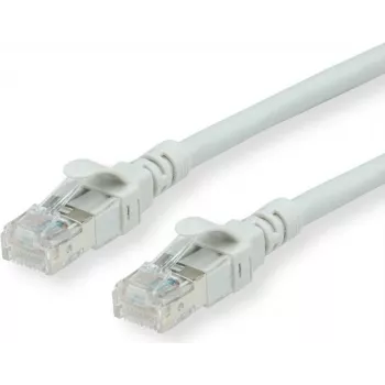 Roline - Cabo de rede - RJ-45 (macho) para RJ-45 (macho) - 2 m - SFTP, PiMF - CAT 6 - Sem halogéneos, moldado, flexível - Cinzento