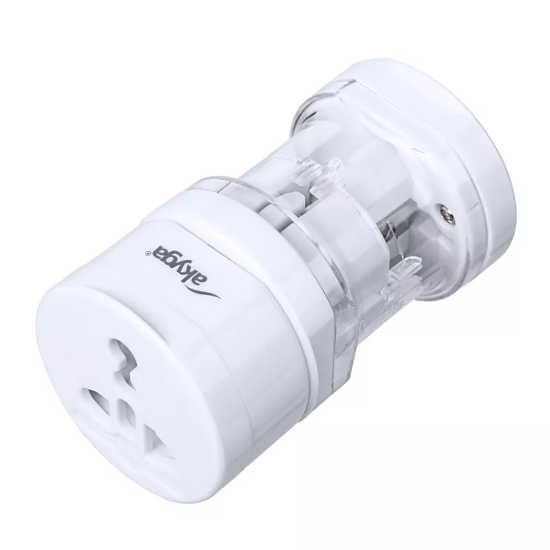 Adaptador de viagem universal Akyga AK-AD-61, mundial, 10 A, branco
