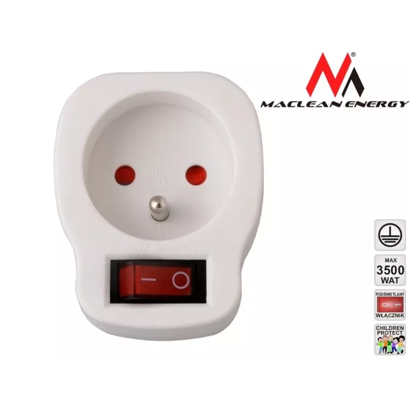 Tomada MACLEAN tomada AC MCE13 com interruptor