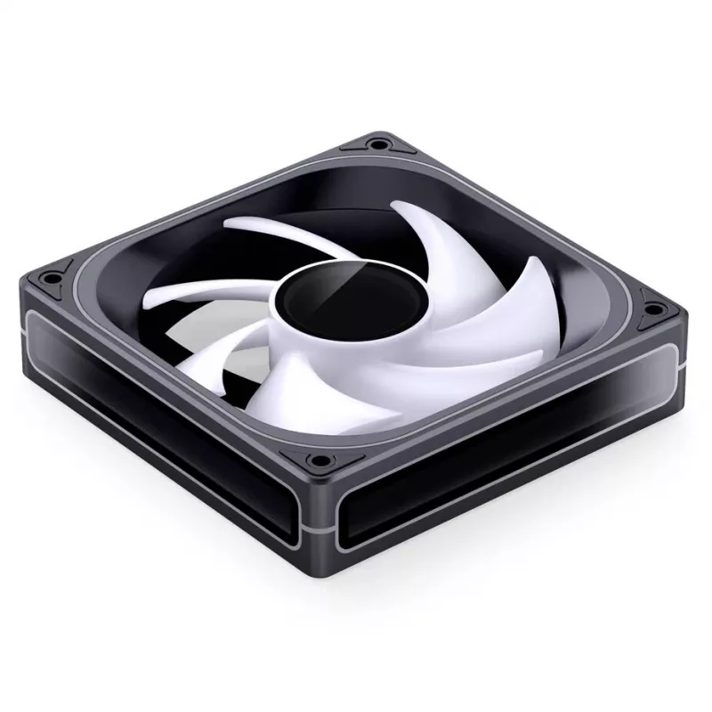 Ventoinha de caixa 120mm ARGB PWM Jonsbo ZB-120 preta, controlo PWM, iluminação ARGB