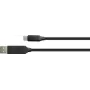 PYTHON 1.00m cabo de dados USB-C PD ficha USB C macho para incl. adaptador USB-A - adaptador - digital/dados - m (PY-USB002S)