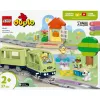 Conjunto de comboio de brincar LEGO DUPLO Aventuras interativas comboio 10427, 57 peças, 2 minifiguras, para crianças a partir dos 2 anos