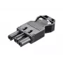 BACHMANN ficha de aparelho GST18-3, pronta a montar, preto (375.505)