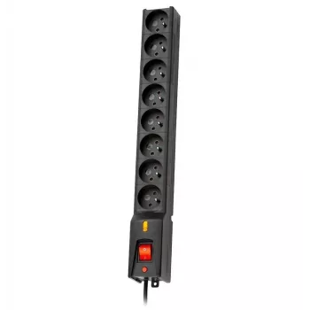 LESTAR 1966004062 cabo de extensão 5 m 230 V AC régua de tomadas interior preto