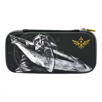 Power A NSCS0087-01, capa, Nintendo, preto, cinzento, branco, feltro, Nintendo Switch, Nintendo Switch Lite, resistente a riscos