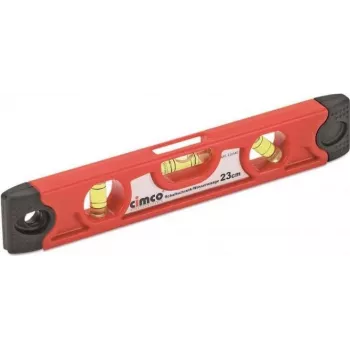 Nível Cimco 211540 0,23 m preto vermelho