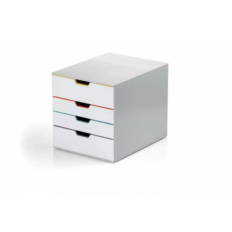 Durable VARICOLOR MIX 4 unidade de gavetas em plástico cinzento 4 gavetas