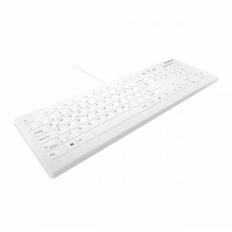 Contour Design Active Key Contour QuickClean Teclado médico IP68 Full-Size Com fios Branco DE C8112