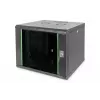 DIGITUS Professional Unique DN-19 09U-6/6-SW - armário - armário de rede - adequado para montagem na parede - preto, RAL 9005 - 9U - 48,3 cm (19) (DN-19 09U-6/6-SW)