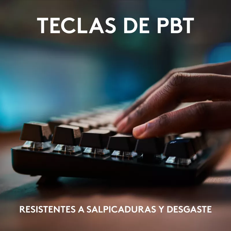 Logitech G G413 TKL SE, com fios, USB, interruptor mecânico, QWERTZ, LED, Preto