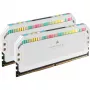 DIMM 64 GB DDR5-5200 2x 32 GB kit duplo branco Dominator Platinum RGB INTEL XMP