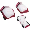 Conjunto de proteções biomecânicas Comfort (rosa/branco, tamanho M)