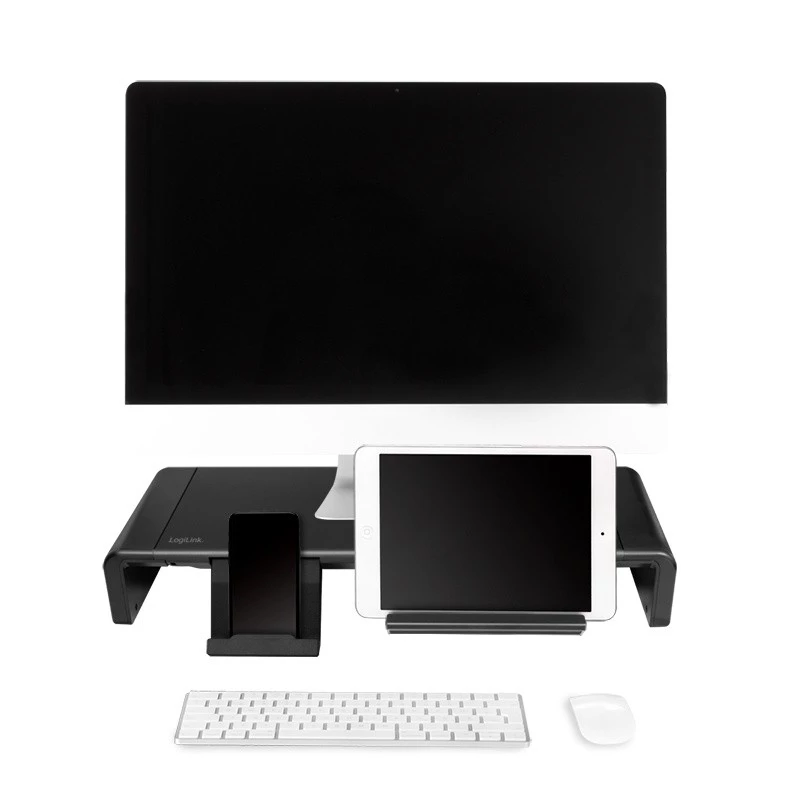 Suporte ergonómico de mesa para monitor, máx. 25 kg