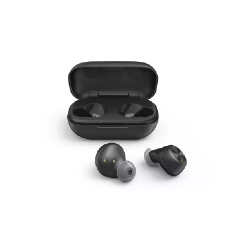 Hama WEAR7701BK headset sem fios in-ear chamadas/música Bluetooth preto