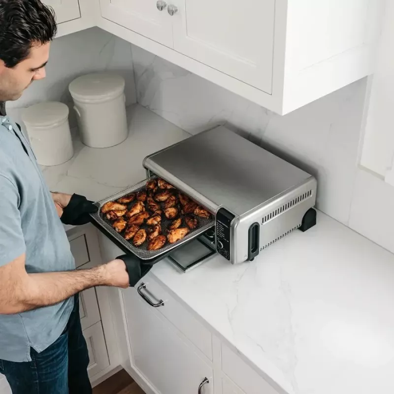 Ninja SP101 Individual 10 L aparelho autónomo 2400 W fritadeira de ar quente preto, aço inoxidável