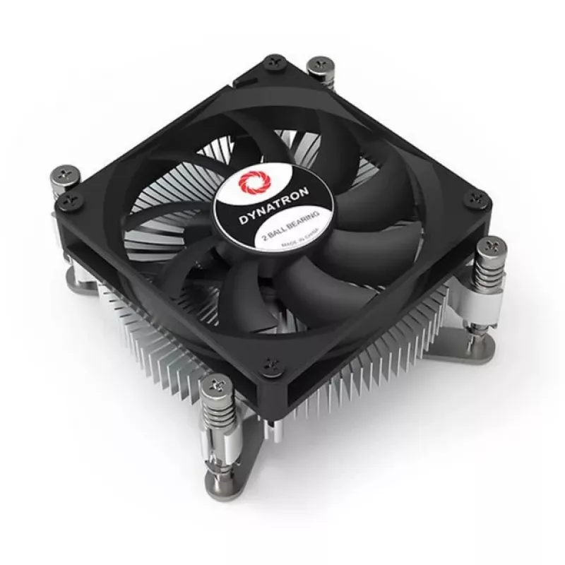 Arrefecedor de CPU Dynatron Z60 para LGA1851 LGA1700, Caixa de alumínio, Ventoinha de 80 mm