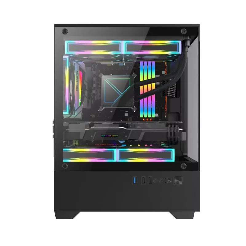 Caixa | GOLDEN TIGER | micro ATX | preta | Mini Tower | Raider SL-2 | RAIDERSL-2