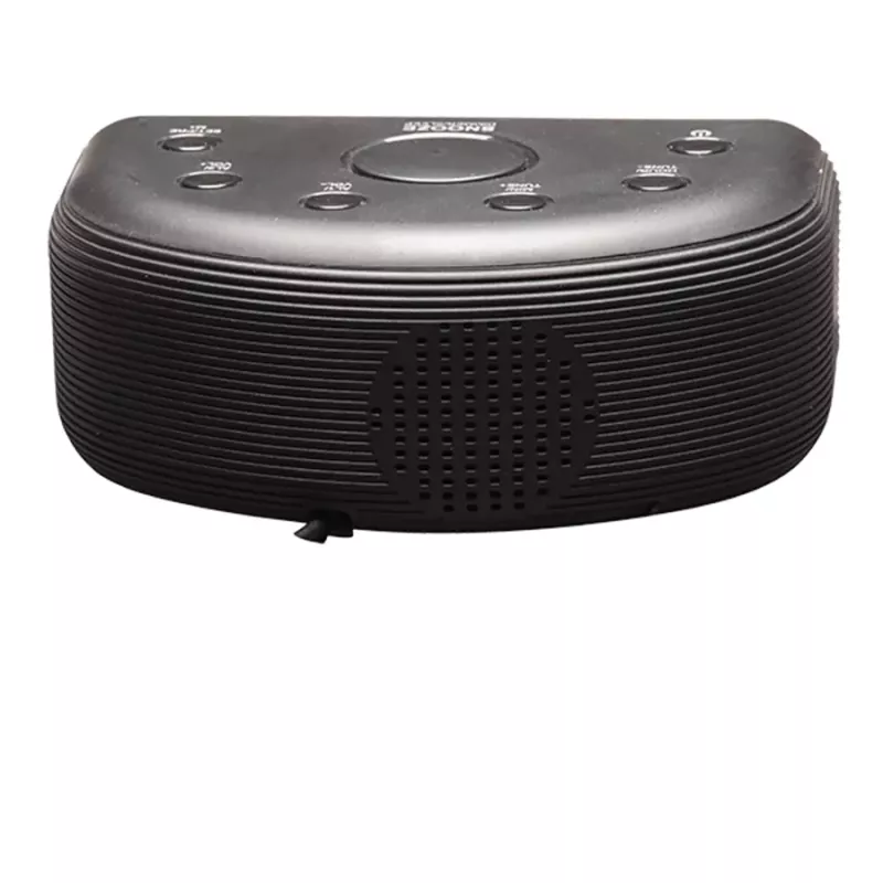Rádio FM analógico e digital Denver CR-430 com ecrã LED, preto