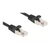 Cabo de rede DeLOCK ficha RJ50 para ficha RJ50 S/FTP 0,25 m preto