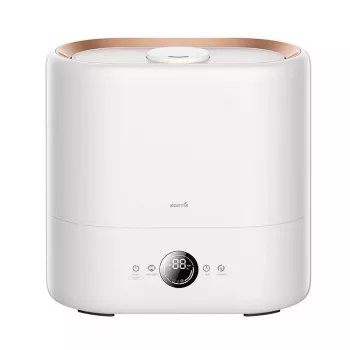 Humidificador Deerma ST636W, depósito 4,5 L, 28 W, dourado/branco, 277×156×270 mm