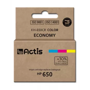 Tinte Actis KH-650CR (substituto HP 650 CZ102AE; standard; 9 ml; cor)