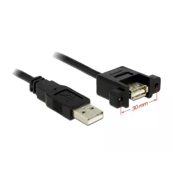 Cabo USB DeLOCK 1m 2xUSB2.0-A
