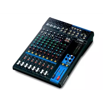Mesa de mistura de áudio YAMAHA MG12 12 canais, DSP de 24 bits, taxa de amostragem de 192 kHz, alimentação fantasma de 48V