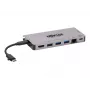 Dock USB-C - 4K HDMI, USB 3.2 Gen 1, hub USB-A, GbE, cartão de memória, carregamento PD 100W, cabo removível U442-DOCK5D-GY