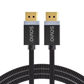 Cabo SAVIO DISPLAYPORT (M) - DISPLAYPORT (M), V1.4, 3 m, CL-176