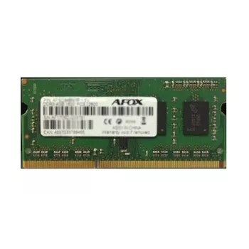 AFOX AFSD38BK1P - 8 GB - 1 x 8 GB - DDR3 - 1600 MHz - SO-DIMM 204 pinos