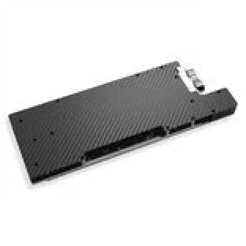 Bloco de água para GPU Alphacool ES de 1 slot para Nvidia H200 141GB NVL, 2x G1/4, preto/carbono