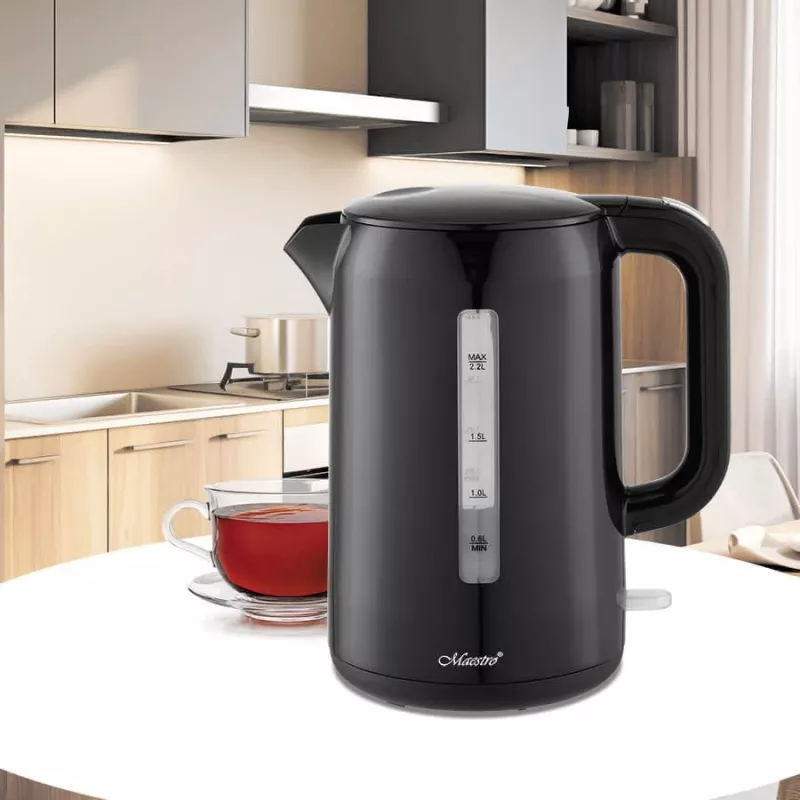 Chaleira elétrica Maestro MR-022 2,2 L 2200 W (MR-022-BLACK) preto