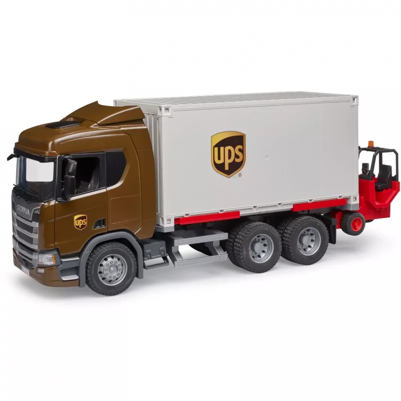 Camião logístico Scania Super 560R UPS com empilhador
