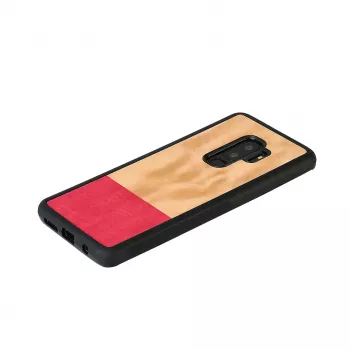 Capa para smartphone man and wood Galaxy S9 Plus miss match preto — capa de proteção para Samsung Galaxy S9+