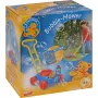 Corta-relvas Bubble-Mower, bolhas de sabão azul/vermelho