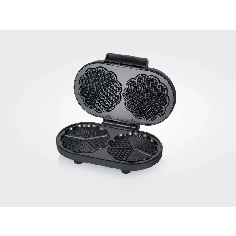 Máquina de waffles Severin WA 2118 2 waffles 1200 W Preto