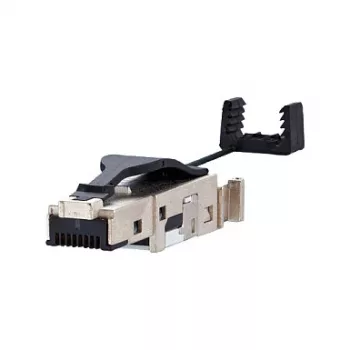 BTR E-DAT Industry IP20 Ficha de campo Cat.6, adequada para 10 GBit segundo IEEE 802.3an, ficha RJ45 de 8 condutores para AWG 22 (1401405012-I)