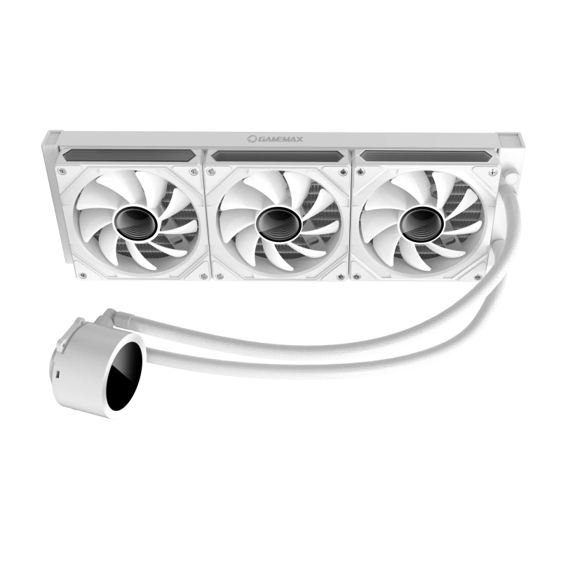 Gamemax | Refrigeração líquida para CPU | ICEBURG 360 DIGITAL | branco