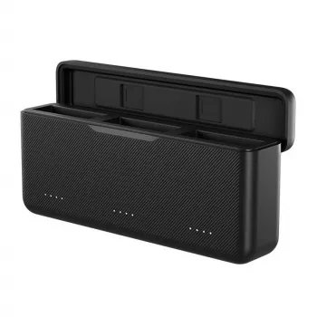 Carregador de três canais Telesin S0-BCG-02-TIS para DJI Action4/3/5pro — estação de carregamento para 3 baterias