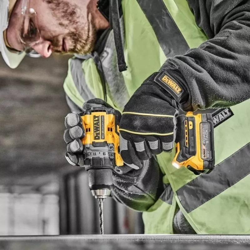 DeWALT DCD800E2T-QW Berbequim 2000 rpm 1,28 kg Preto, Amarelo