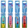 Conjunto de escovas de dentes intermitentes Peppa Pig com ventosa, 4 unid., cores sortidas