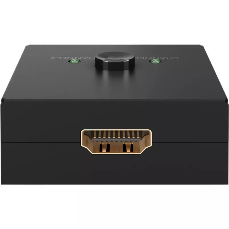 Goobay 58485 Comutador HDMI manual 2 para 1, 4K 30 Hz, Preto