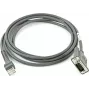 Cabo série Zebra CBA-R08-S07ZBR cinzento 2,1336 m RS232 DB9
